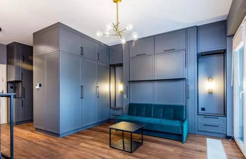 Alquiler a largo plazo de apartamento de 1 habitación en Cracovia, distrito Stare Podgórze, Polonia
