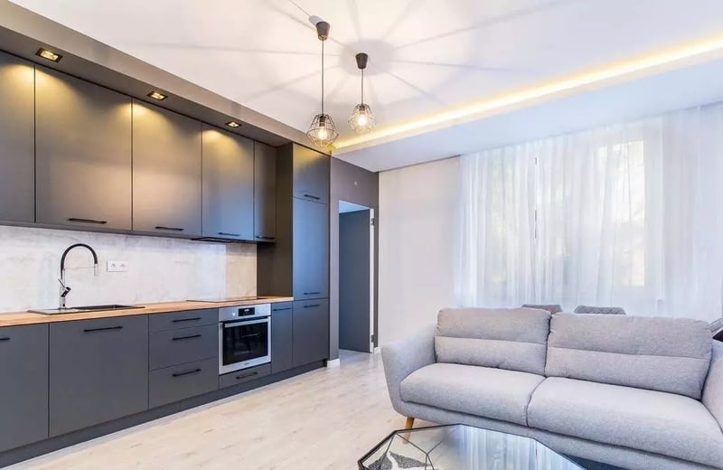 Long-term rental of a 2-rooms apartment in Kraków, Stare Podgórze district, Poland