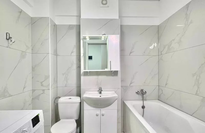 Long-term rental of a one-bedroom apartment in Bucharest, "Militari Residence" complex, Romania