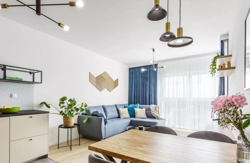 Long-term rental 2-room apartment in Mokotów, Warsaw, Poland