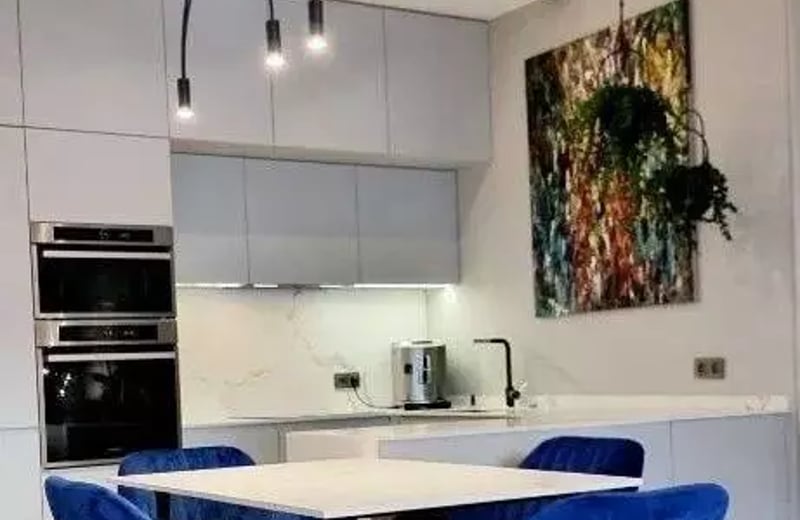 Long-term rental 2-room apartment in a new gated community, Wilanów, Warsaw