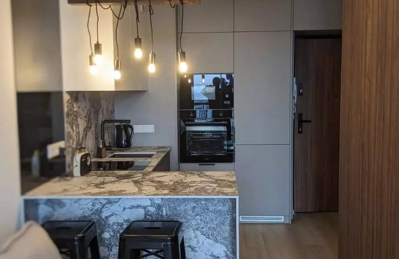 Long-term rental 2-room apartment 30m², Mogilska Street, Kraków city center