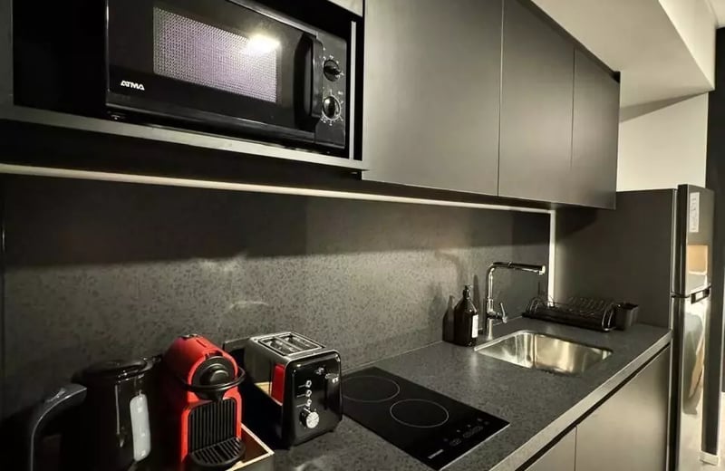 Long-term rent spacious studio in a premium residential complex with pool in Colegiales, Buenos Aires