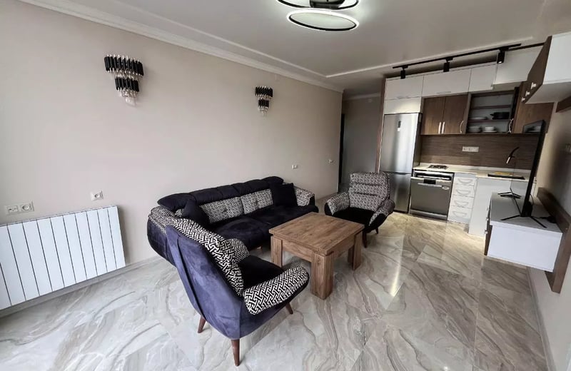 Long-term rental 1-bedroom apartment with new renovation in Batumi, Georgia