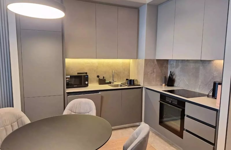 Долгосрочная аренда новой двухкомнатной квартиры в ЖК премиум класса BW Sole, Белград, Сербия