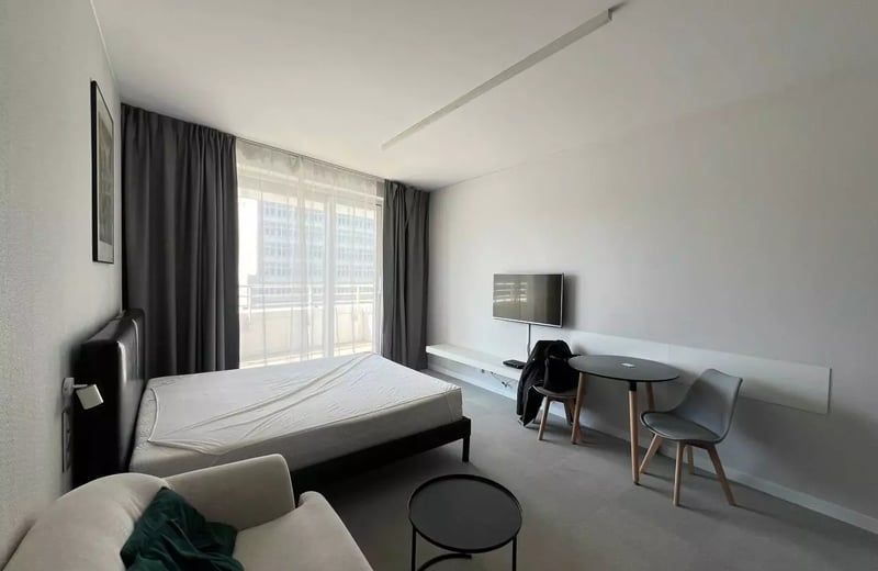 Alquiler a largo plazo: estudio de 28 m² en el centro de Breslavia