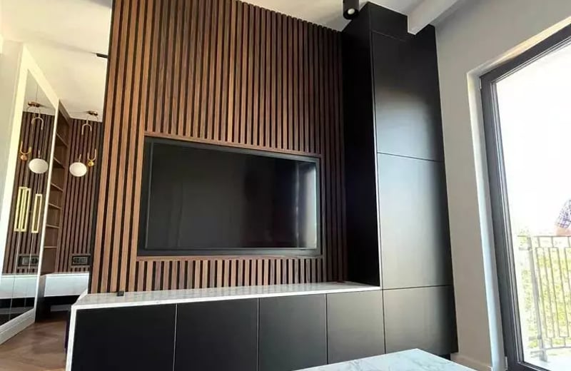Long-term rental of a 40 m² 2-room apartment on Mariana Zdziechowskiego Street, Warsaw, Poland, in a new building with a balcony