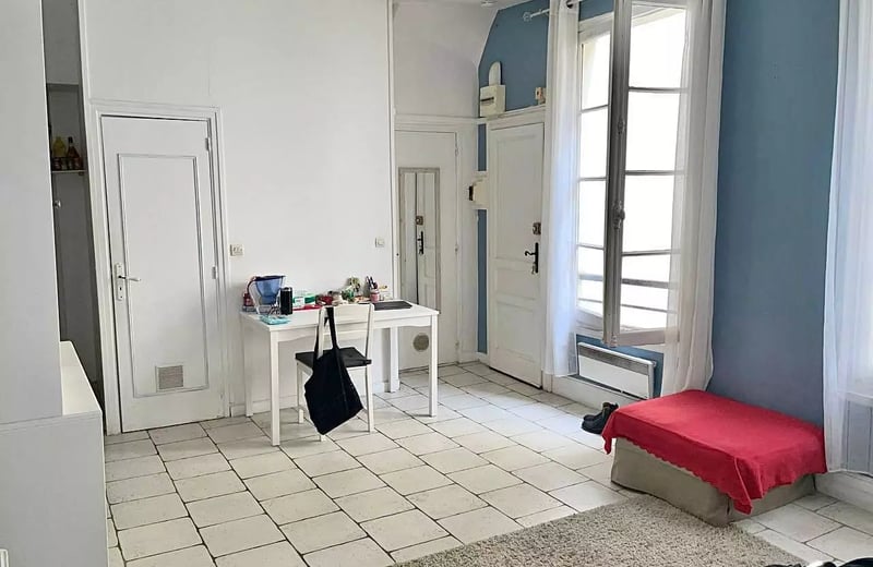 Long-term rental of a 35 m² 2-room apartment in central Paris, France