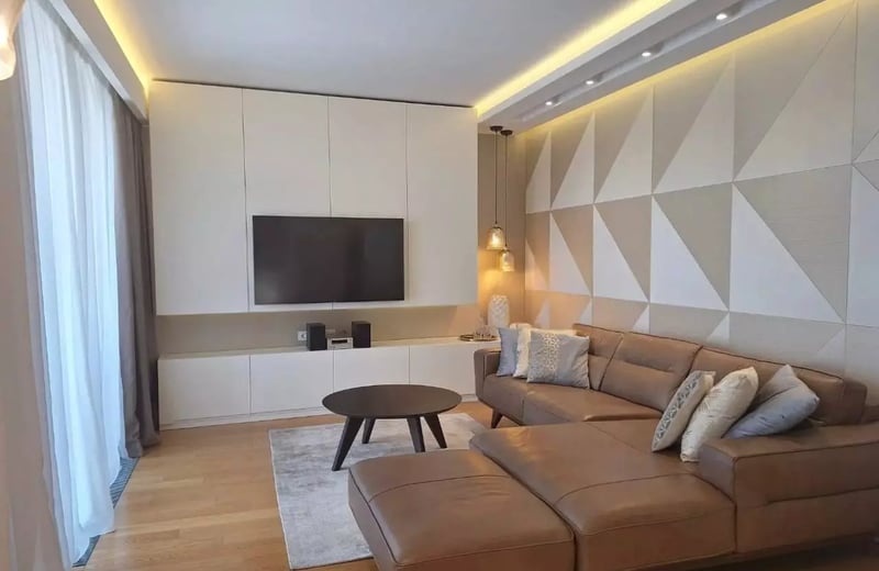 Long-term rental premium 3-room apartment, 77 m² in West 65 complex, New Belgrade