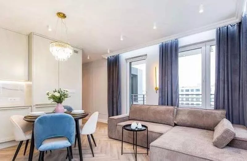 Long-term rental of a 3-room apartment, 60 m² in Krakow, Poland
