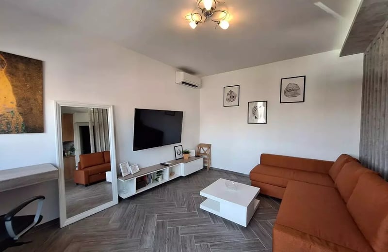 Langzeitmiete einer 1-Zimmer-Wohnung mit 38 m² in Belgrad, Serbien