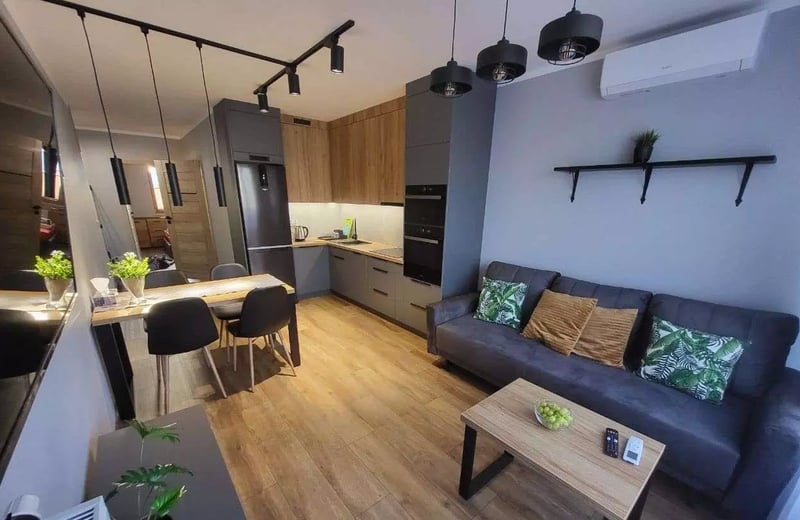 Alquiler a largo plazo de un departamento de 3 habitaciones de 52.5m² en Cracovia, Polonia
