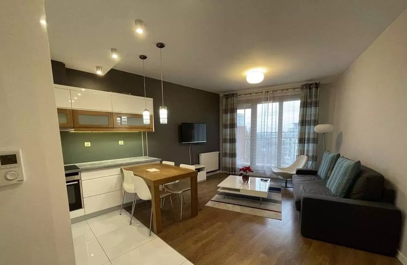 Long Term Rental 3 Room Apartment 60 m² in Wrocław Poland