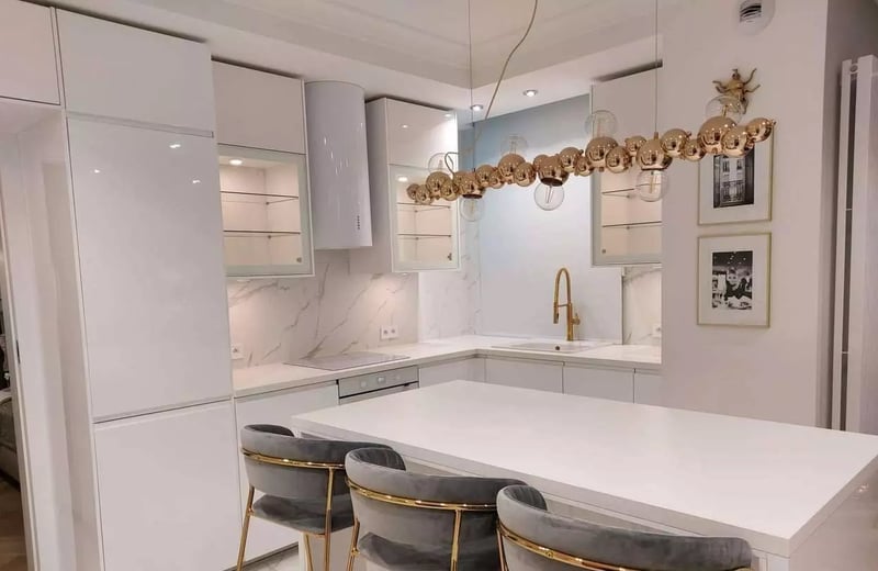 Langzeitmiete einer 55 m² großen Zweizimmerwohnung im Stadtteil Mokotów, Warschau, Polen