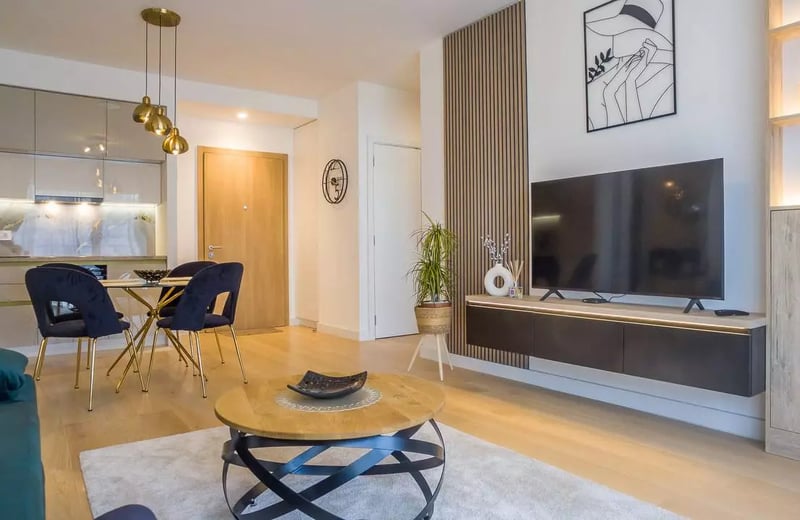 Long-term rent 2-room apartment 54 m² in premium BW Quartet 1 complex, Belgrade, Serbia