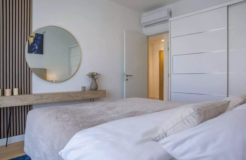 Long-term rent 2-room apartment 54 m² in premium BW Quartet 1 complex, Belgrade, Serbia