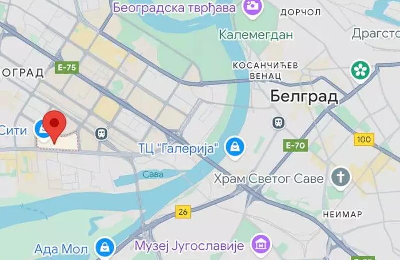 Location longue durée d’un appartement 2 pièces de 60m² à Belgrade, Serbie