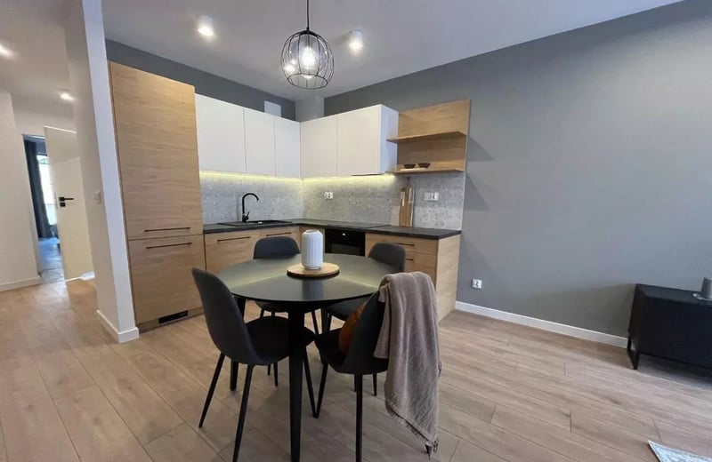 Long-term rental of a 2-room apartment 49.5 m² in the Zabłocie district, Kraków, Poland