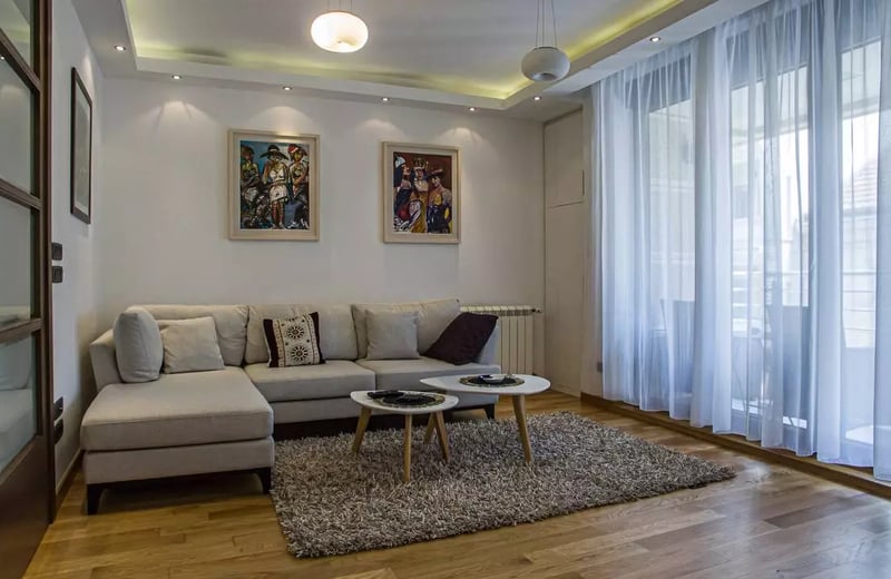 Long-term rental of a 3-room apartment 90m² in Vračar district, Belgrade, Serbia