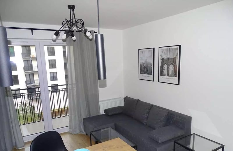 Long-term rental 2-room apartment 42 m², Wrocław, Poland