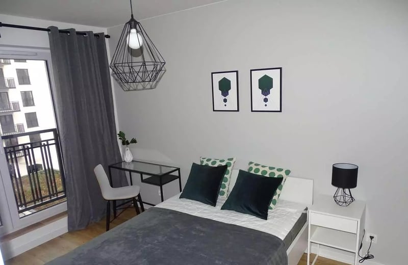 Long-term rental 2-room apartment 42 m², Wrocław, Poland