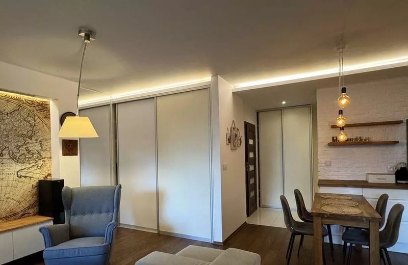 Alquiler a largo plazo piso de 1 habitación 40 m² en el distrito de Zabłocie, Cracovia, Polonia