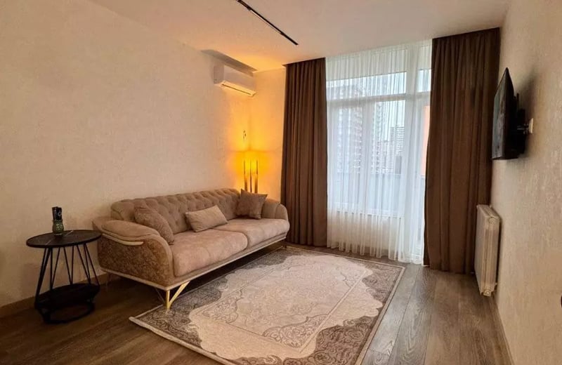 Long-term rental apartment 1+1, 50 m², Batumi, Georgia
