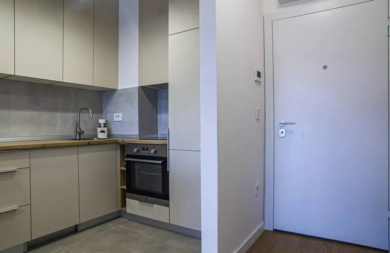 Langzeitmiete einer 2-Zimmer-Wohnung mit 40 m² im Sakura Park, Neu-Belgrad, Serbien