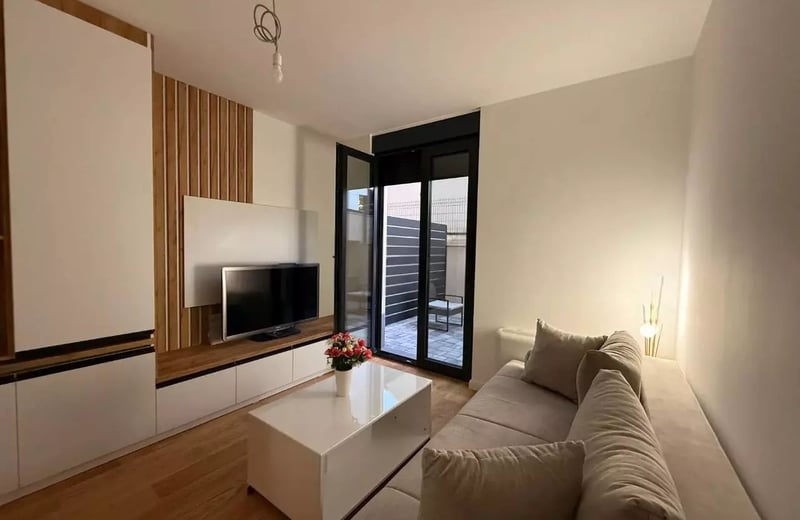 Location longue durée d’un studio de 36 m², Belgrade, Serbie