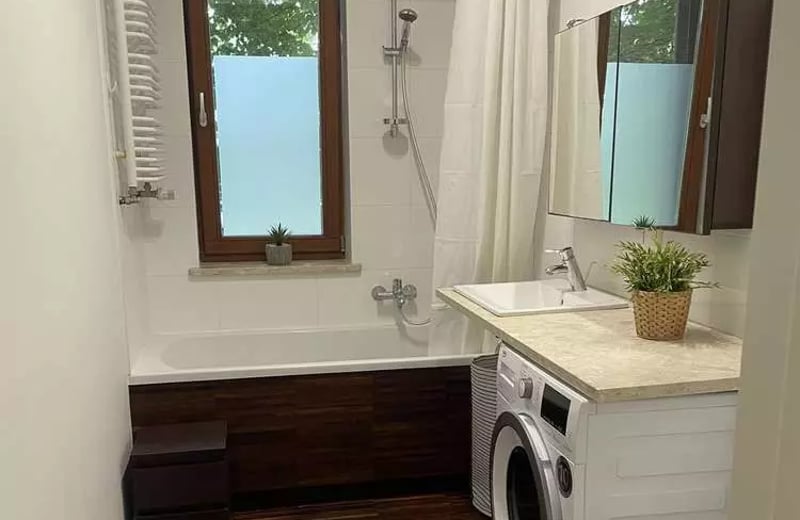 Location longue durée : appartement 2 pièces 34 m² dans le quartier Stary Mokotów, Varsovie, Pologne