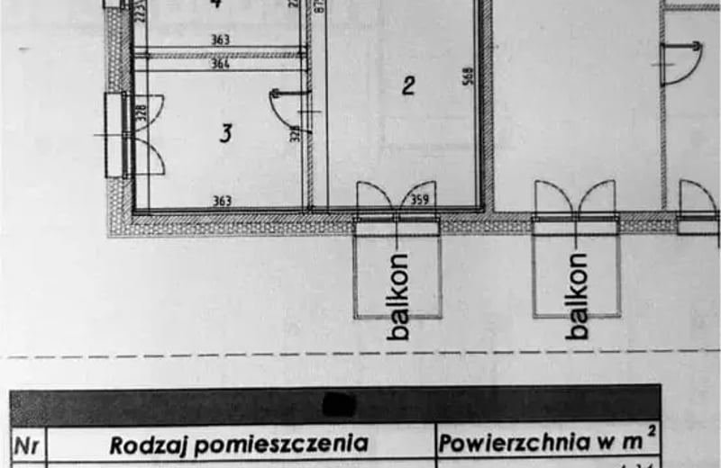 Long-term rental: 3-room apartment 58 m² in Bronowice, Kraków, Poland
