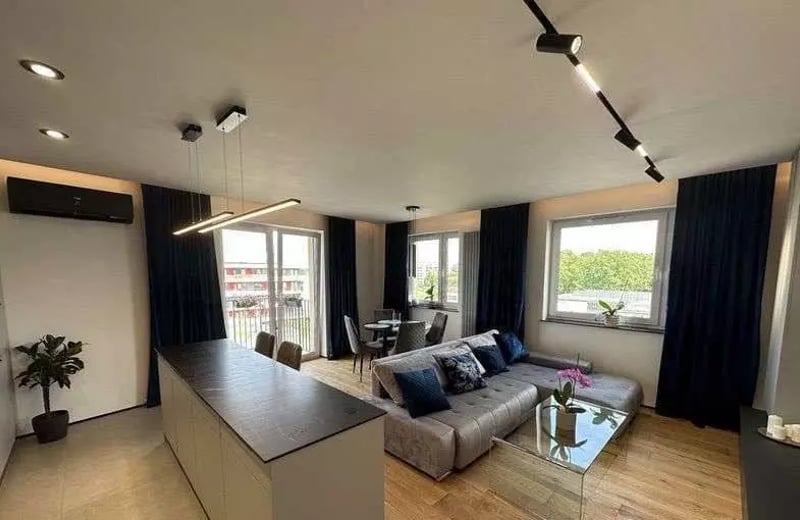Long-term rent of 2-room apartment 60 m², Kraków, Poland