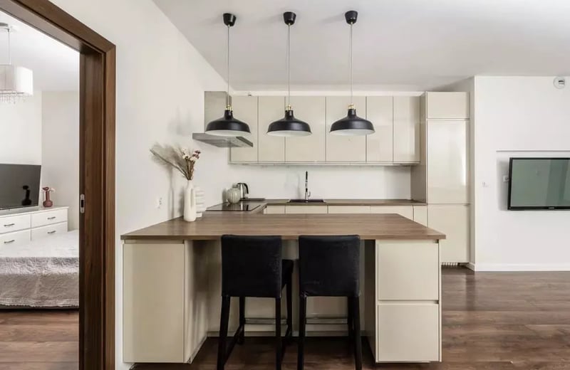 Alquiler a largo plazo de piso de 3 habitaciones 62 m² en el barrio Podgórze, Cracovia, Polonia
