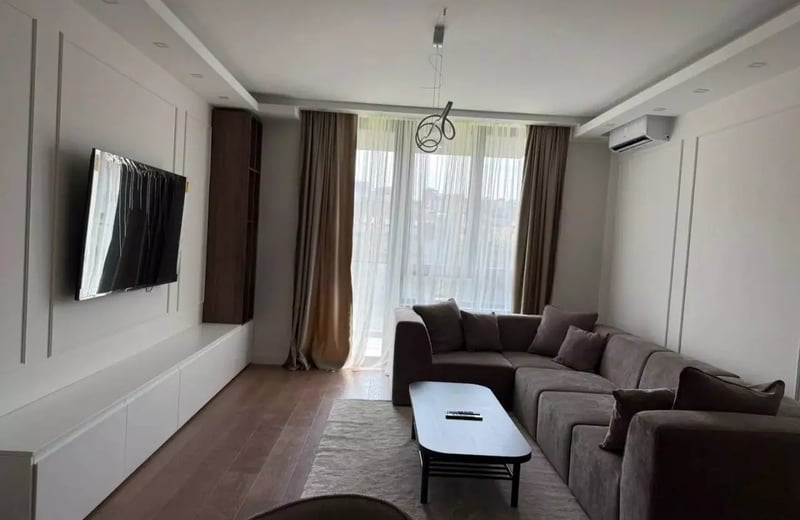 Long-term rent of 2-room apartment 59 m² in Belgrade, Serbia