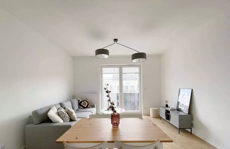Long-term rental of a 2-room apartment, 44 m², in Wrocław, Poland