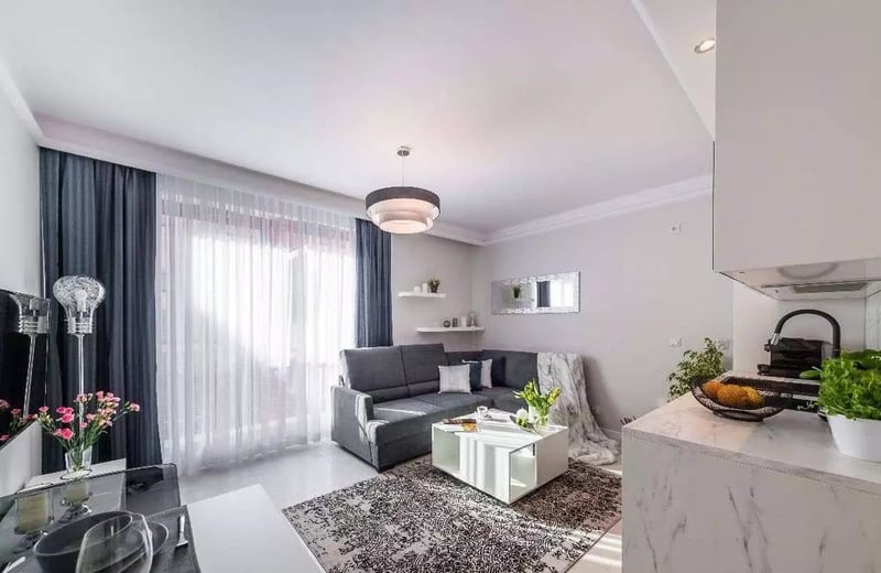 Long-term rental of a studio apartment, 26 m², in Kraków, Poland