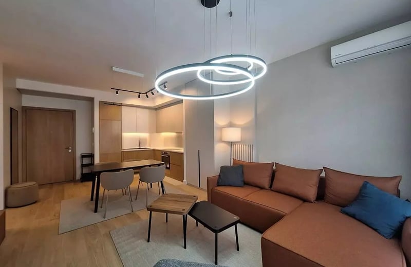 Long-term rental of a 2-room apartment, 57 m², Belgrade, Serbia