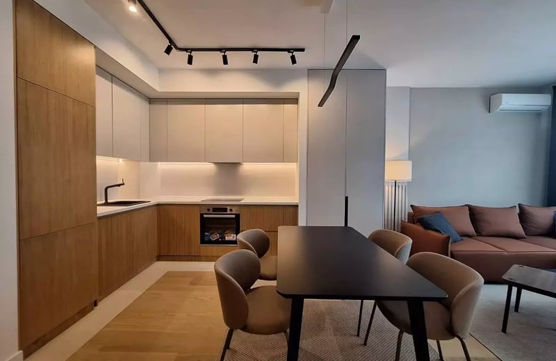 Long-term rental of a 2-room apartment, 57 m², Belgrade, Serbia