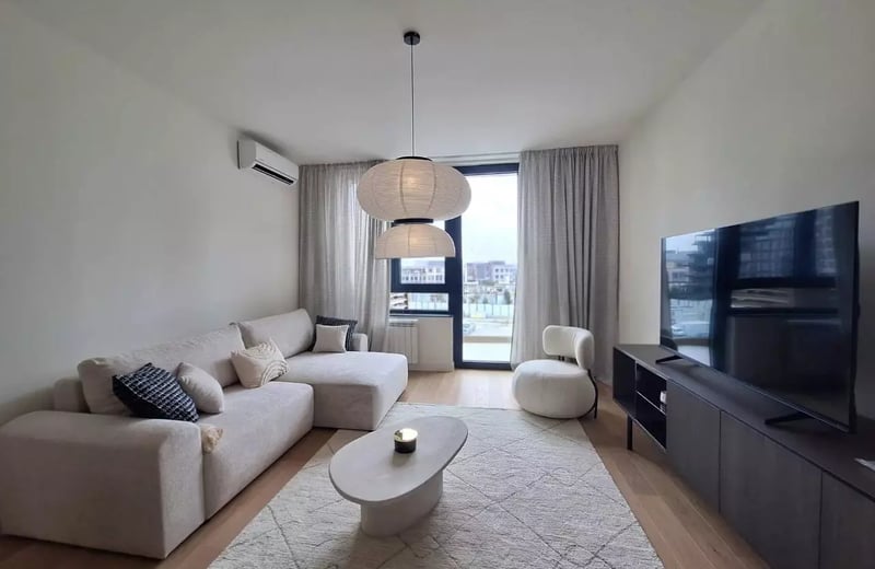 Alquiler a largo plazo de un piso de 2 habitaciones, 59 m², Belgrado, Serbia