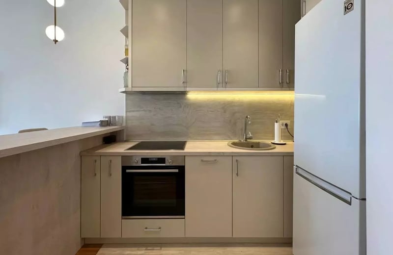 Alquiler a largo plazo de un estudio, 41 m², en Nuevo Belgrado, Belgrado, Serbia