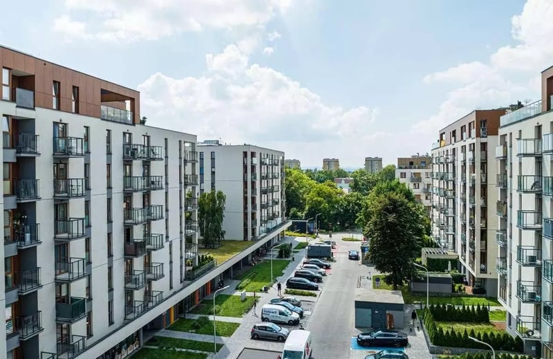 Long-term rental of a 2-room apartment, 45 m², Krowodrza district, Kraków, Poland