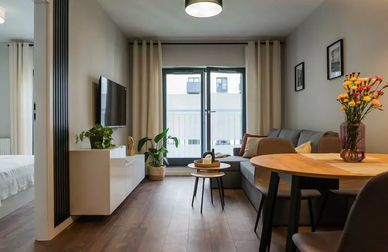 Langzeitmiete einer 2-Zimmer-Wohnung, 47 m², in Breslau, Polen