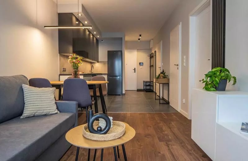 Langzeitmiete einer 2-Zimmer-Wohnung, 47 m², in Breslau, Polen