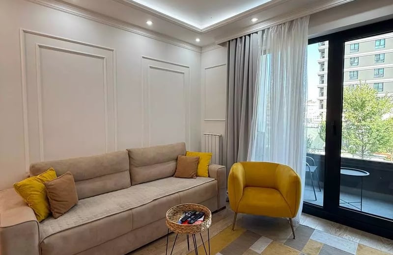 Alquiler a largo plazo de un apartamento de 2 habitaciones, 57 m², en Belgrado, Serbia