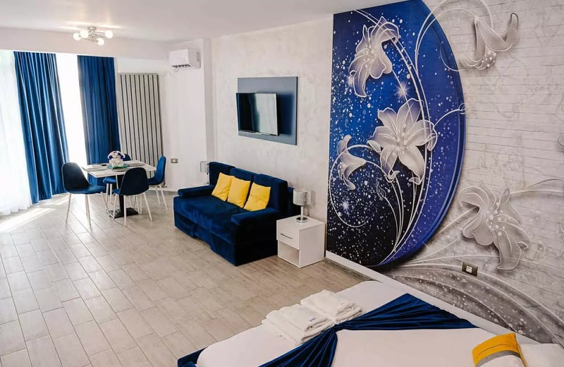 Location longue durée d’un appartement de 2 pièces, 48 m², à Mamaia Nord, Constanța, Roumanie