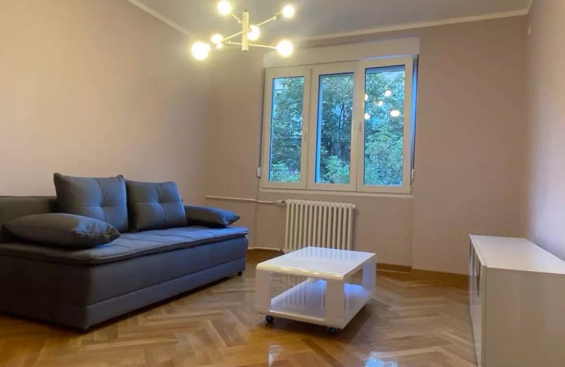 Long-term rental of a 2-room apartment, 61 m², in Vračar, Belgrade, Serbia