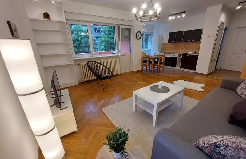 Location longue durée d’un appartement de 2 pièces, 48 m², Palilula, Belgrade, Serbie
