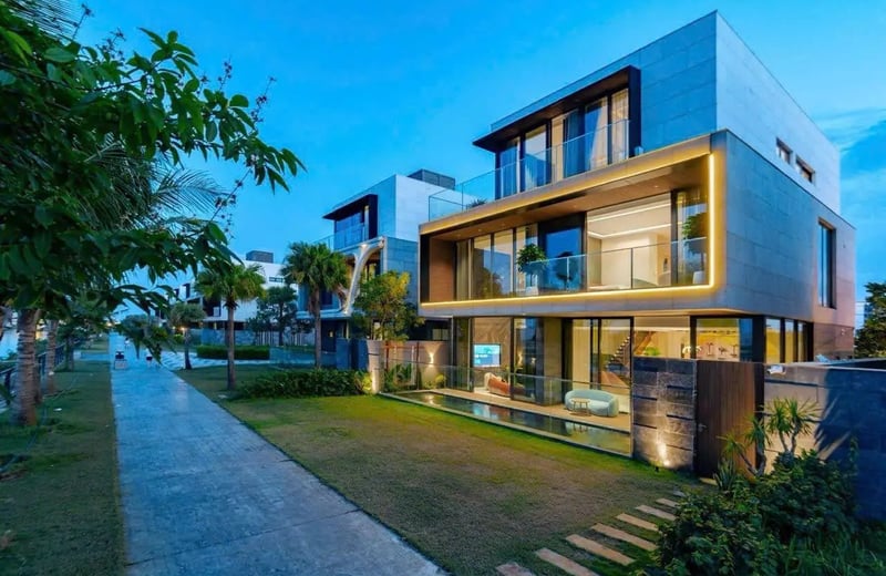 Langfristige Miete einer neuen modernen Villa, Song Hao, Da Nang, Vietnam