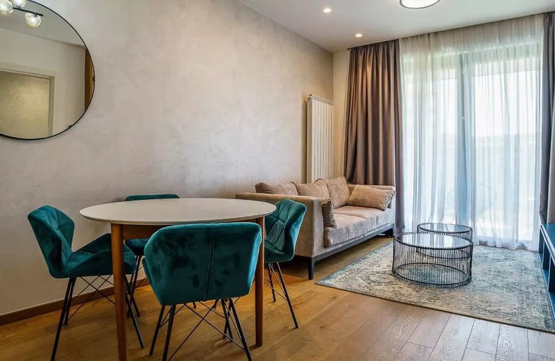 Location d’un appartement moderne de 2 pièces, 46 m², Novi Dorćol, Belgrade, Serbie