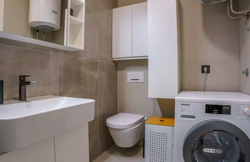 Location d’un appartement moderne de 2 pièces, 46 m², Novi Dorćol, Belgrade, Serbie